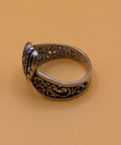 Vintage Soviet Ukraine 90s Sterling silver ring size Q