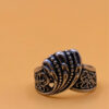 Vintage Soviet Ukraine 90s Sterling silver ring size Q#4