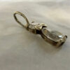 Cat pendant sparkling CZ sterling silver#114