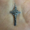 Orthodox silver cross from the 1990s USSR#114