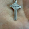 Orthodox silver cross from the 1990s USSR#114