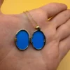 9 k gold oval locket pendant 925