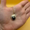 9 k gold oval locket pendant 925