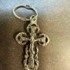Religious Protective Silver Vintage Cross, 90s, Ukraine