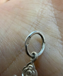 Vintage sterling silver cross pendant