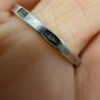 Vintage Soviet silver ring (875 silver), size R #12