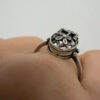 Vintage Soviet silver ring (875 silver), size R #12