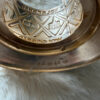 Soviet USSR Vintage Glass Tea Cup Holder “Volgograd”Podstakannik 1960-70s USSR
