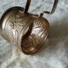 Soviet USSR vintage Glass Tea Cup Holder grape Podstakannik 1960-70s USSR
