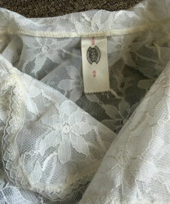 Vintage Soviet lace blouse from the 1970s. Size 48 ( m)