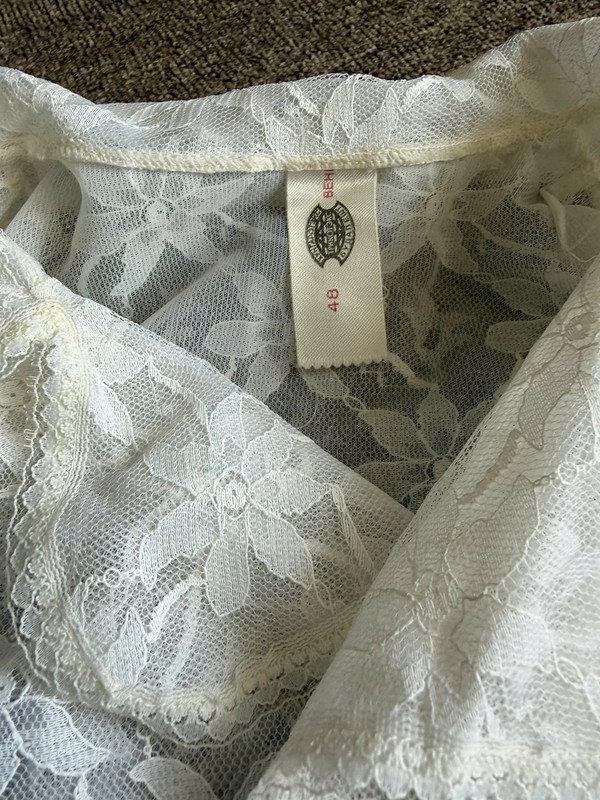 Vintage Soviet lace blouse from the 1970s. Size 48 ( m)
