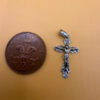 silver protective religious cross pendant #12
