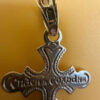 silver protective religious cross pendant #12