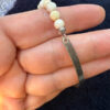 Thomas Sabo Sterling Silver Love Bridge Bracelet with faceted White Agate Beads#21