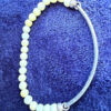 Thomas Sabo Sterling Silver Love Bridge Bracelet with faceted White Agate Beads#21