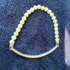Thomas Sabo Sterling Silver Love Bridge Bracelet with faceted White Agate Beads#21