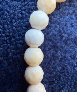 Thomas Sabo Sterling Silver Love Bridge Bracelet with faceted White Agate Beads