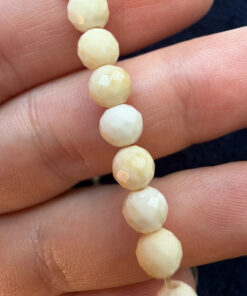 Thomas Sabo Sterling Silver Love Bridge Bracelet with faceted White Agate Beads