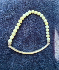 Thomas Sabo Sterling Silver Love Bridge Bracelet with faceted White Agate Beads#21