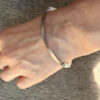 Thomas Sabo Sterling Silver Love Bridge Bracelet with faceted White Agate Beads#21
