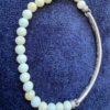 Thomas Sabo Sterling Silver Love Bridge Bracelet with faceted White Agate Beads#21