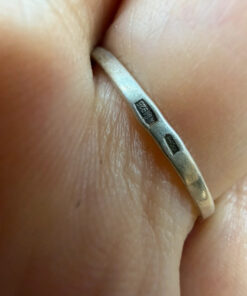 Sparkling flower Sterling silver ring Uk size L