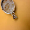 925 Silver Plated Fossil Coral Pendant #3