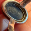 Vintage Unique Sterling Silver Wedgwood Black Jasperware Cameo Ring Size I 1/2#114