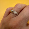 New Soviet sterling silver ring Uk size M