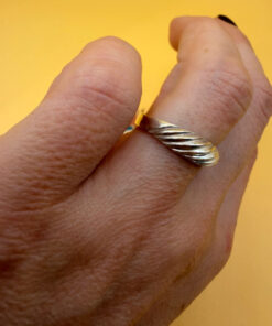 New Soviet sterling silver ring Uk size M