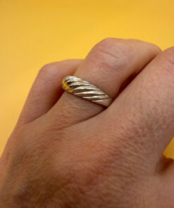 New Soviet sterling silver ring Uk size M
