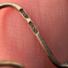 Vintage sterling silver earrings with pearl #125