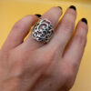 Sterling silver ring Uk size N1/2 #8