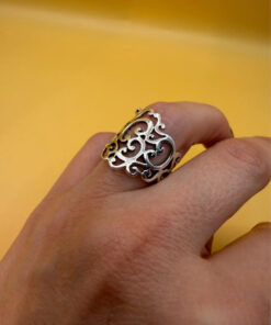 Sterling silver ring Uk size N1/2