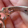 Sterling silver ring Uk size N1/2 #8