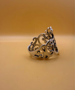 Sterling silver ring Uk size N1/2