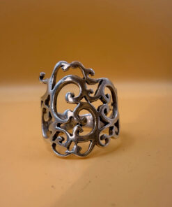 Sterling silver ring Uk size N1/2