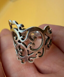 Sterling silver ring Uk size N1/2