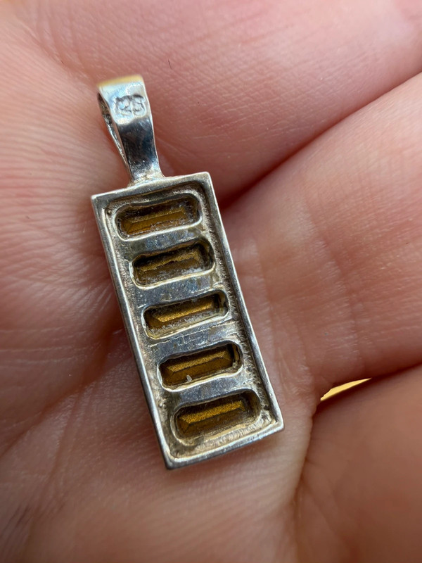 Vintage pendant CZ#116