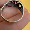 Soviet sterling silver ring Uk size N#116