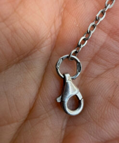 Sterling silver chain bracelet