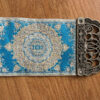 Antique Turkish Evil Eye Wall Hanging with Carpet Motif – Traditional Nazar Amulet