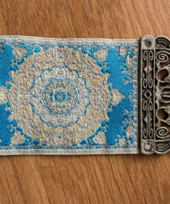 Antique Turkish Evil Eye Wall Hanging with Carpet Motif – Traditional Nazar Amulet