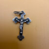 Vintage Soviet protective Orthodox 875 silver cross #109