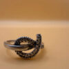 Sterling silver ring Uk size N#114