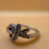 Sterling silver ring Uk size N#114