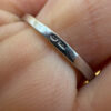 Sterling silver ring Uk size N#114