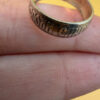 Silver ring ‘Save and Protect’, size I”