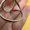 Incredible silver ring with huge rock crystal, size Y