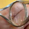 Incredible silver ring with huge rock crystal, size Y
